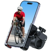 Motorcycle Phone Mount, 2024-New Bike Handlebar Phone Mount for Motorcycle Bicycle Electric Scooter Stroller - Bike Phone Holder for iPhone and 4.5''-7'' Cell Phone - Motorcycle Accessories